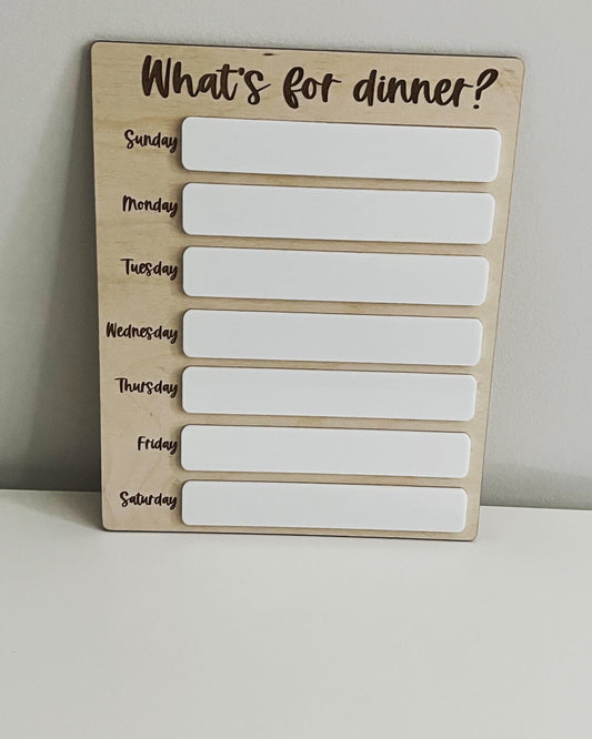 What’s for Dinner sign